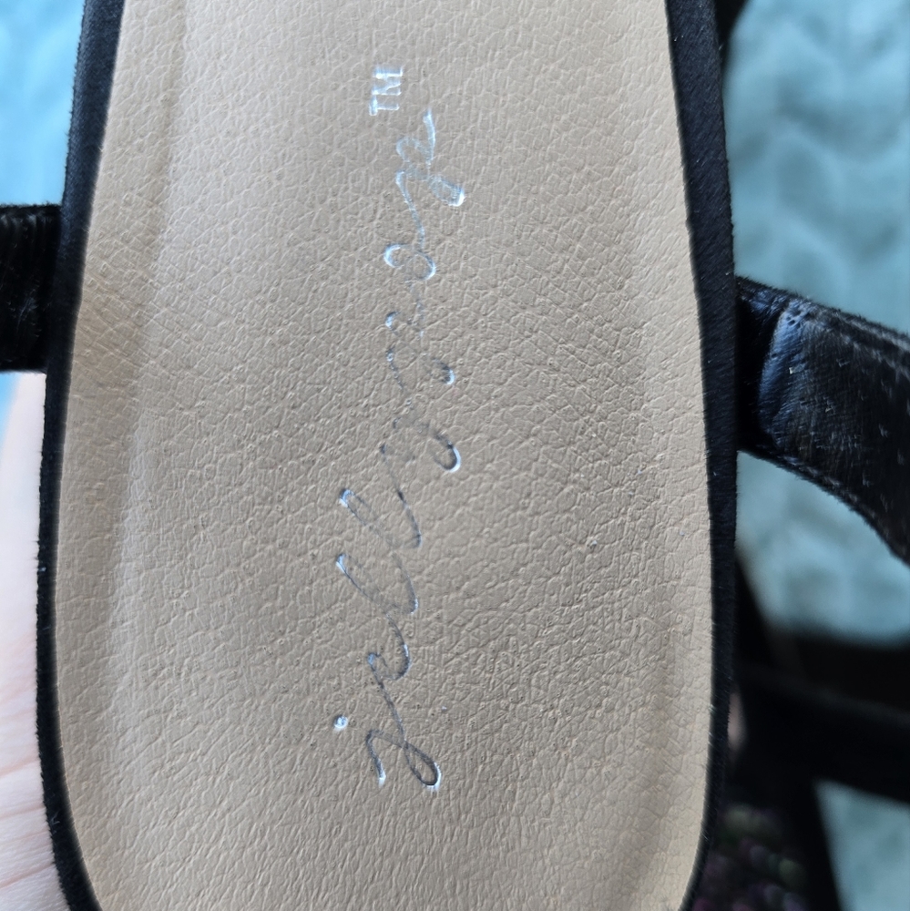 Jellypop US 11M Black High Heels with Sparkles - Picture 7 of 7